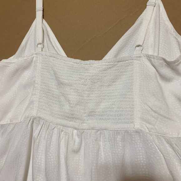Fat Face TILDA White Viscose CAMI with Bow USA Sz 12  NWT - Picture 9 of 13